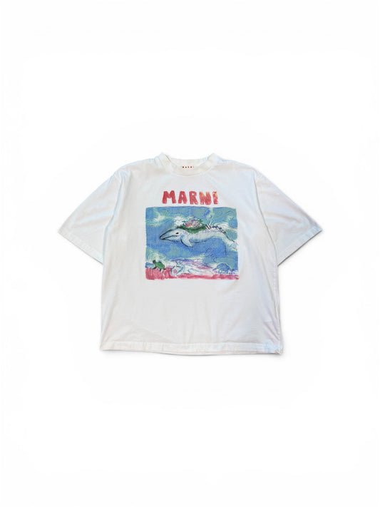 (M) Marni illustration Watercolour Tee