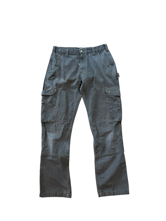 (34W) Carhartt Relaxed Fit Moss Green Cargo Pants