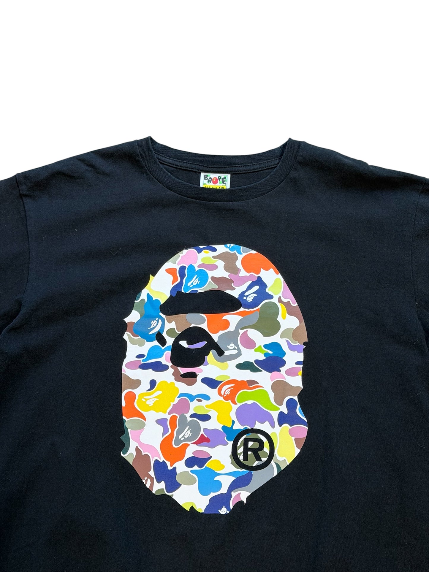 (XXL) Bape Multi Camo Big Ape Head Tee