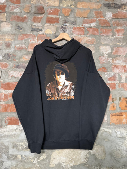 2001 John Lennon Give Peace A Chance Hoodie Sz L