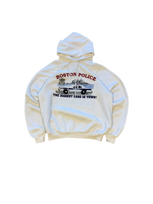 (XL) Vintage 1989 Boston Police Comedy Hoodie