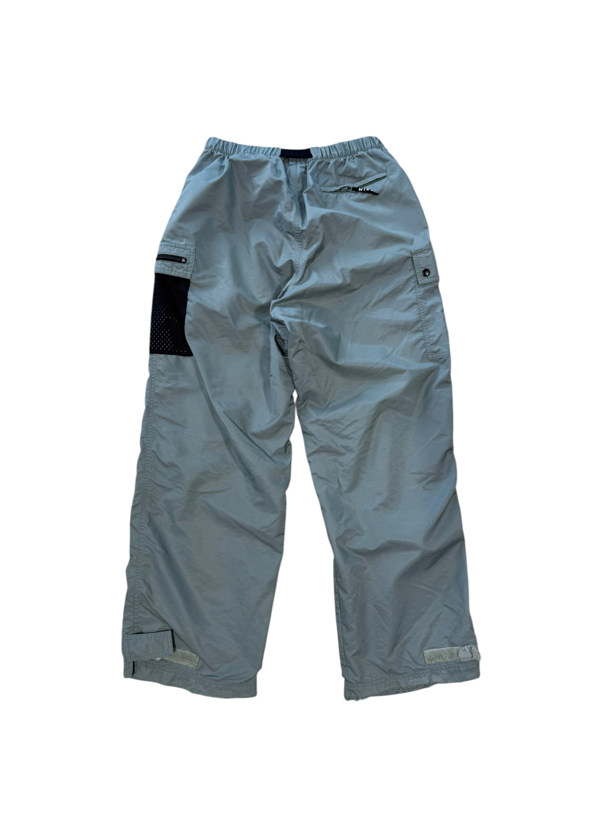 (L) Vintage Nike Green Nylon Cargo Pants