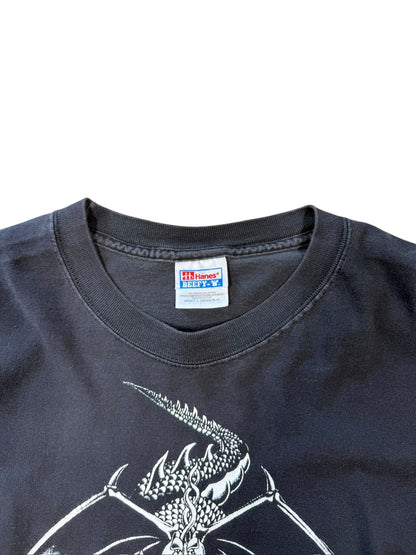 (L) 90’s Gargoyles Biker Flames Longsleeve