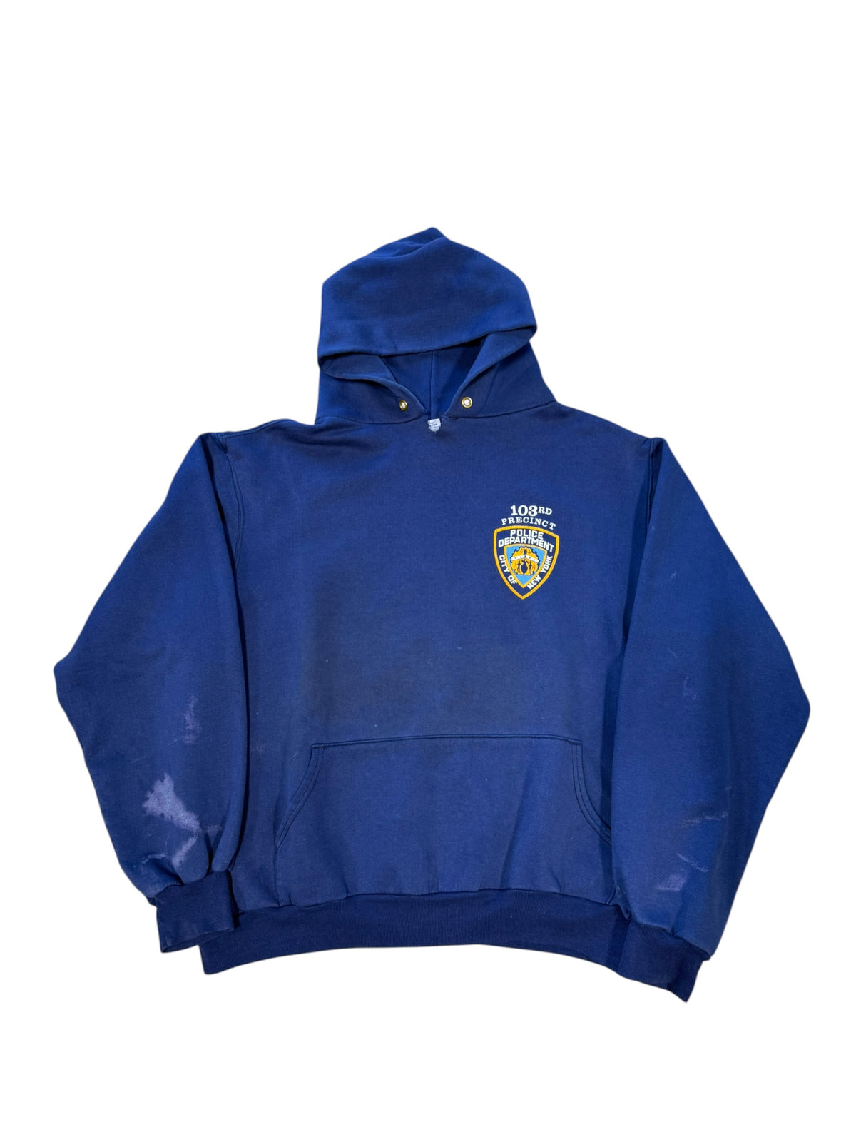 (XXL) Vintage 90’s NYPD Thrashed Hoodie