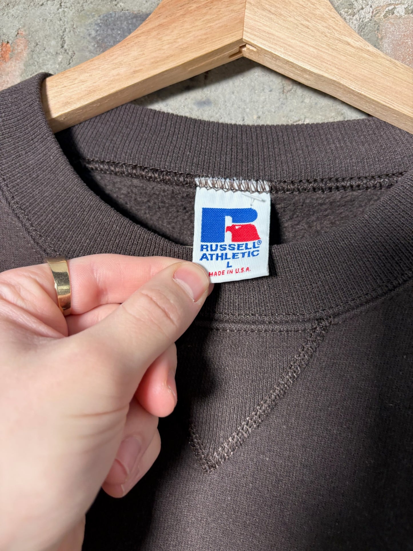 90s Russell Brown Crewneck Sz L