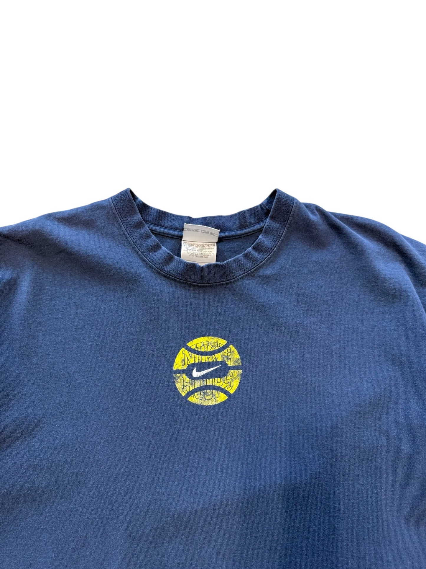 (L) Y2K Nike Hoops Navy Tee