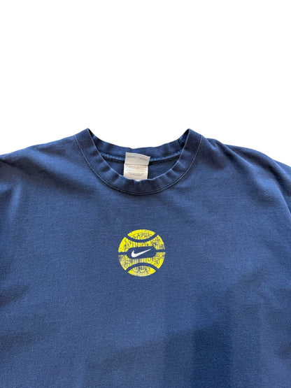(L) Y2K Nike Hoops Navy Tee