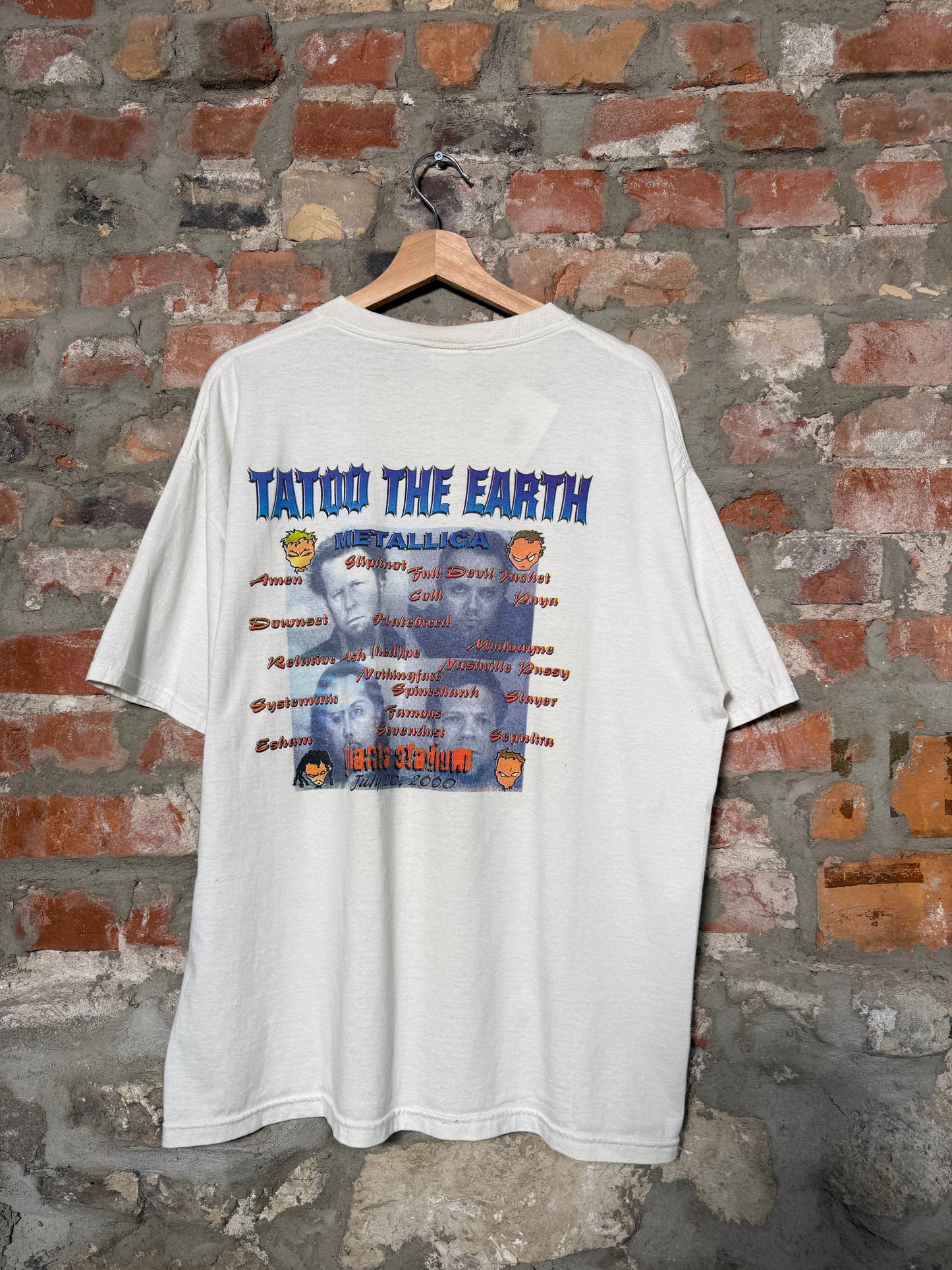 2000 Metallica Tattoo The Earth Sz XL