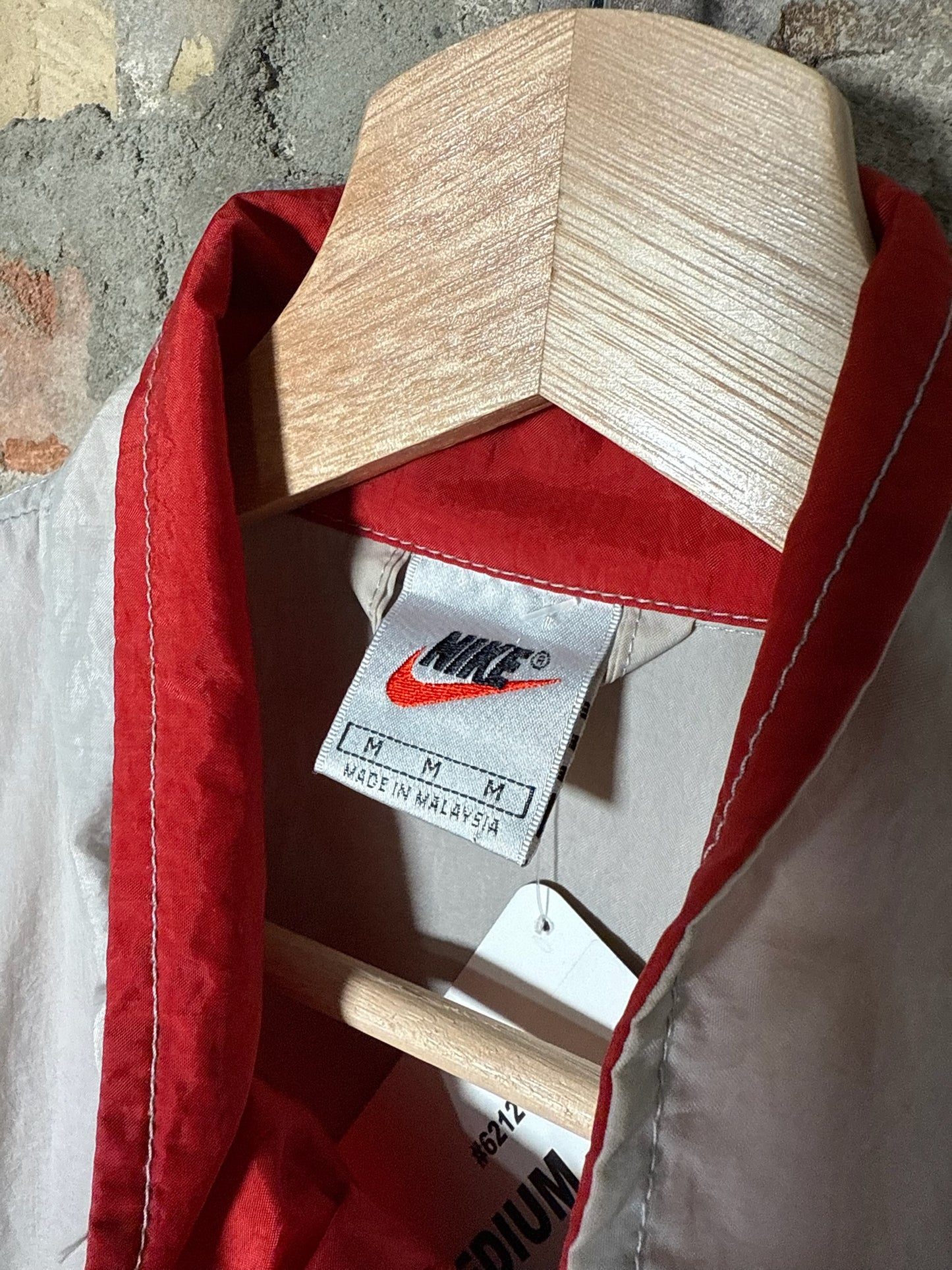 90’s Nike Red Full Zip Track Jacket Sz M