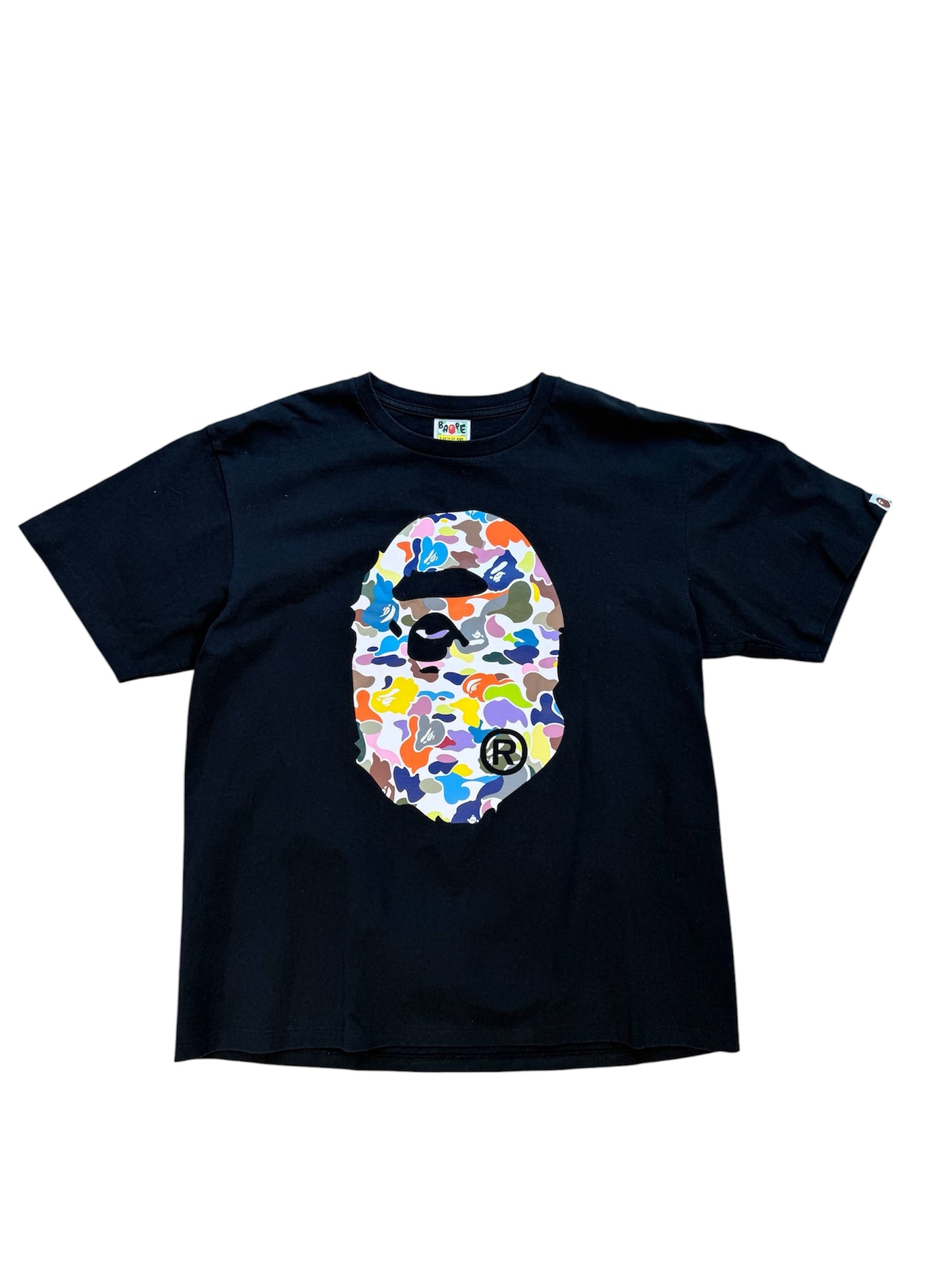(XXL) Bape Multi Camo Big Ape Head Tee