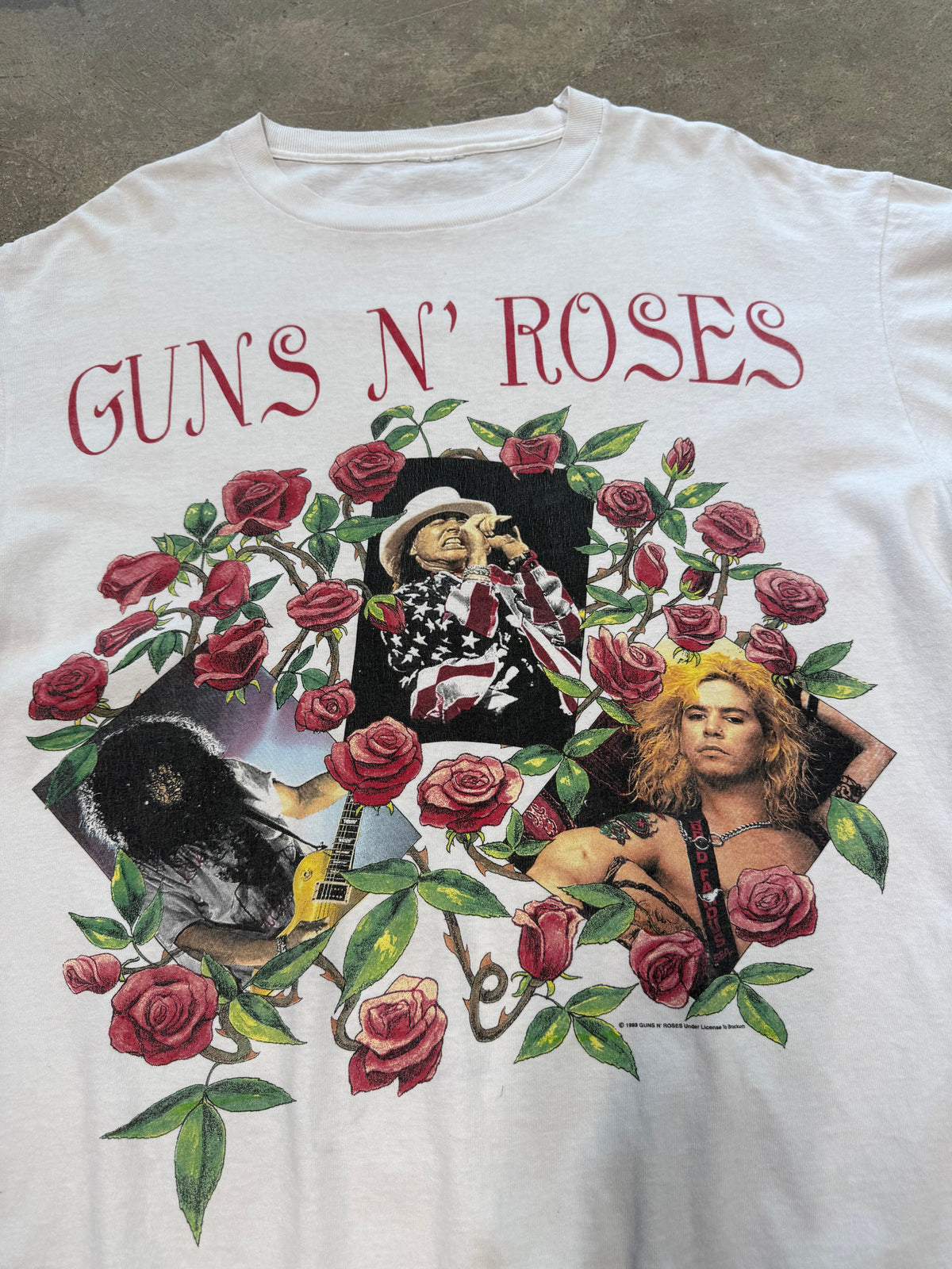 (XL) 1993 Guns N Rose Tour Band T-Shirt