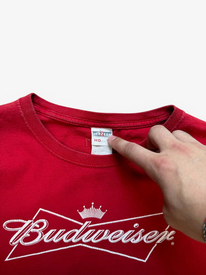 (L) 2000s Budweiser Beer Promo Tee