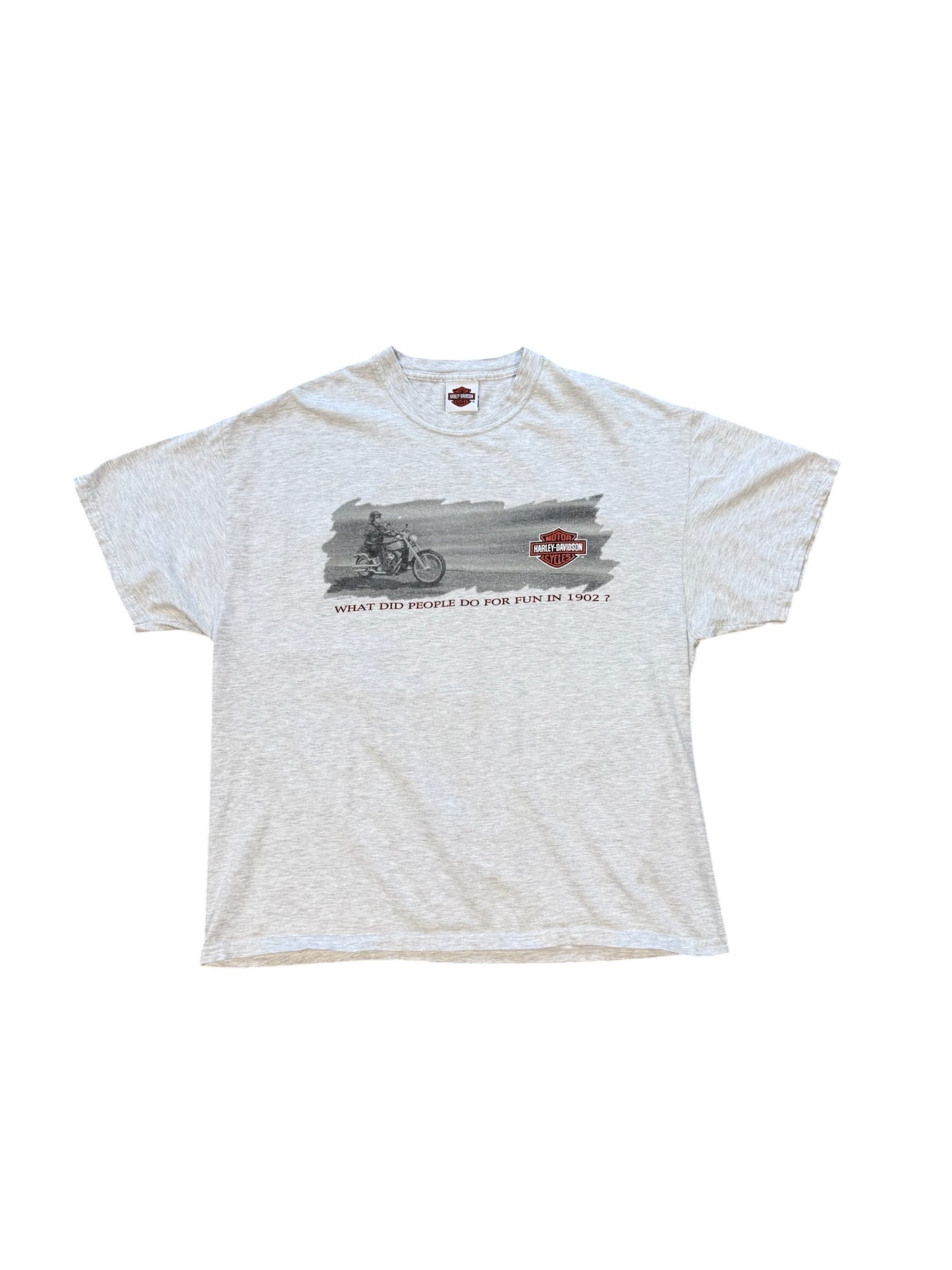 (XL) 2003 Harley Davidson “For Fun”Grey tee