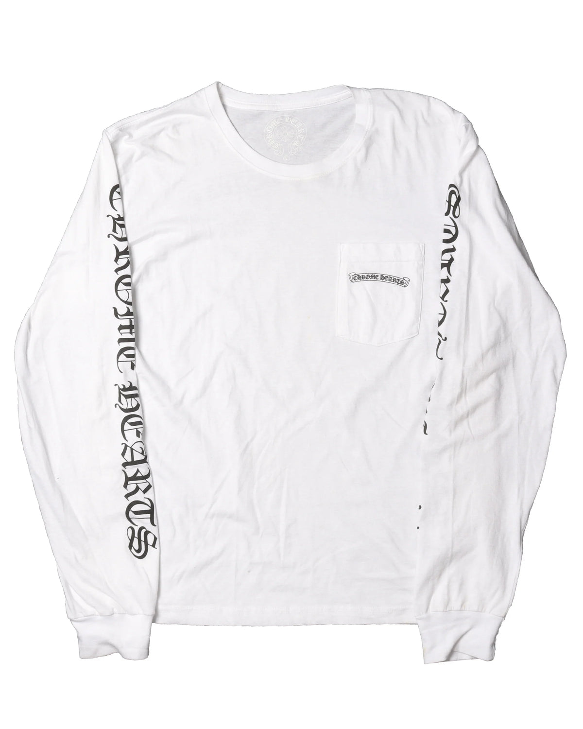 (XL) Chrome Hearts Banner Logo Longsleeve Shirt