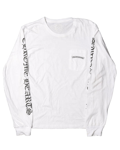 (XL) Chrome Hearts Banner Logo Longsleeve Shirt