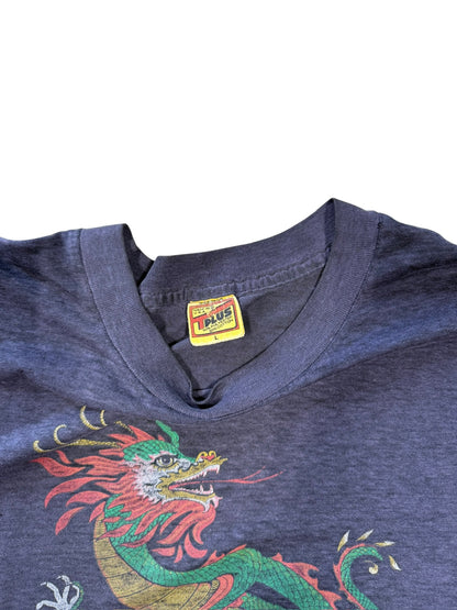 (L) Vintage 1980s Chinese Dragon Tshirt