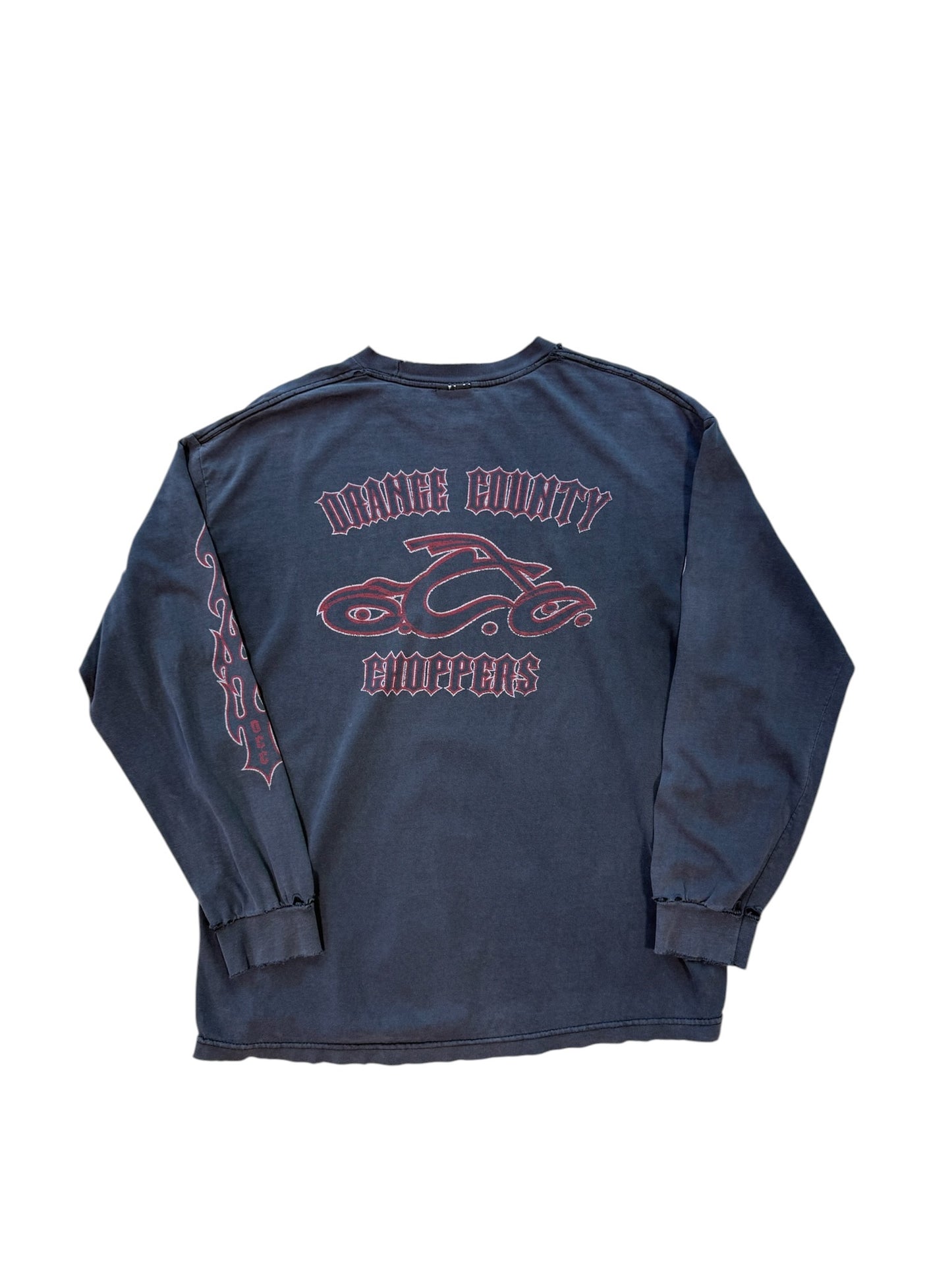(XL) Orange County Choppers Trashed Longsleeve Shirt