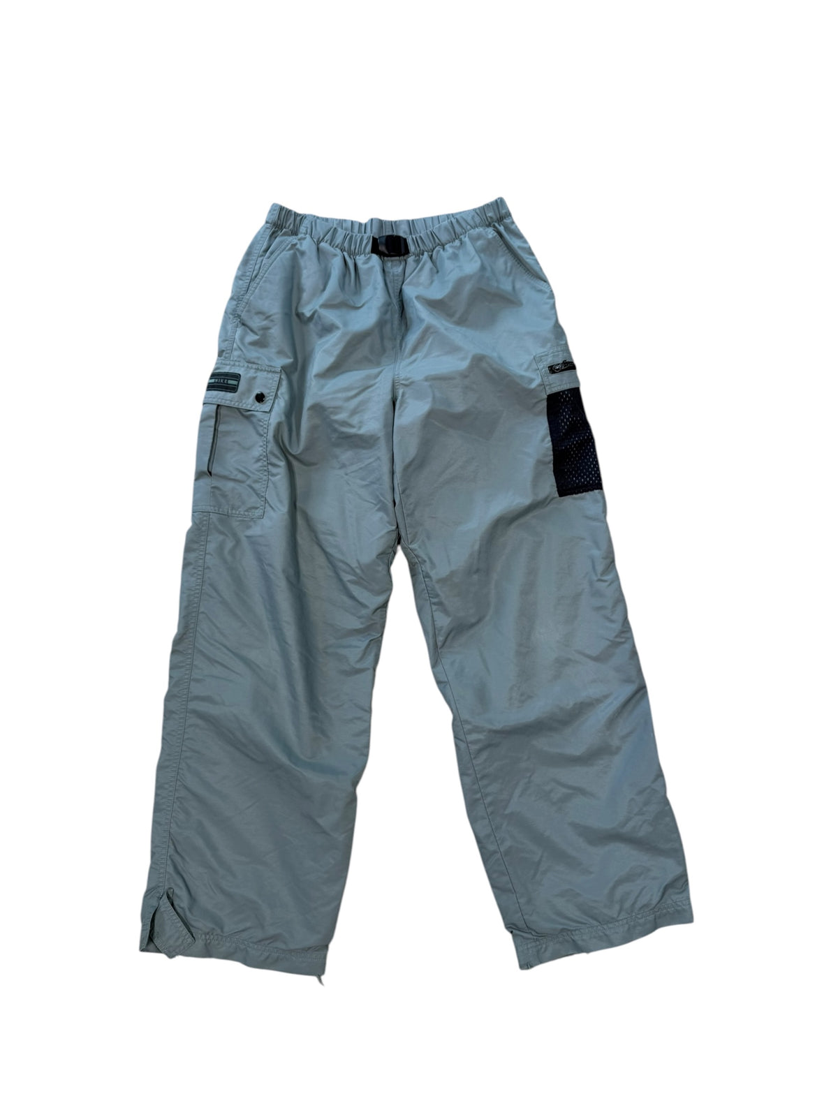 (L) Vintage Nike Green Nylon Cargo Pants
