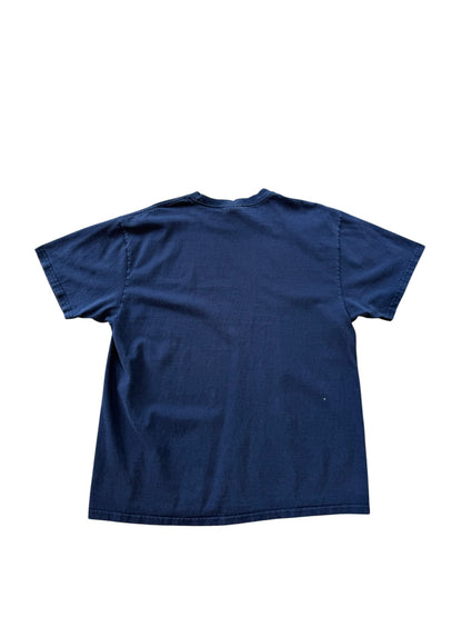 (L) Y2K Nike Navy swoosh Tee
