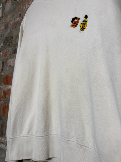 Kaws X Uniqlo Sesame Street Crewneck Sz S