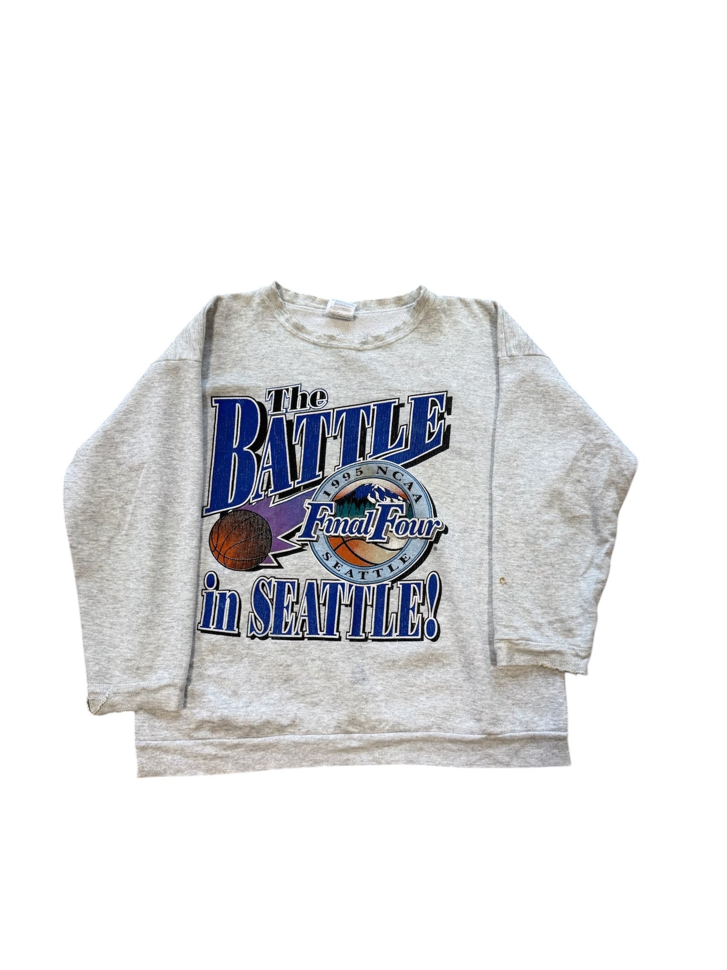 (XL) 96" Final Four The Battle In Seattle Crewneck
