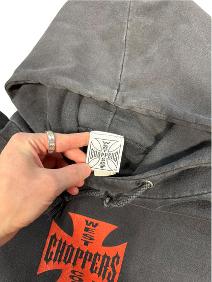 (XXL) Vintage West Coast Choppers Og Red Logo Hoodie
