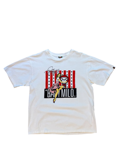 (XL) 2011 Bape Pin Up Girl Tee