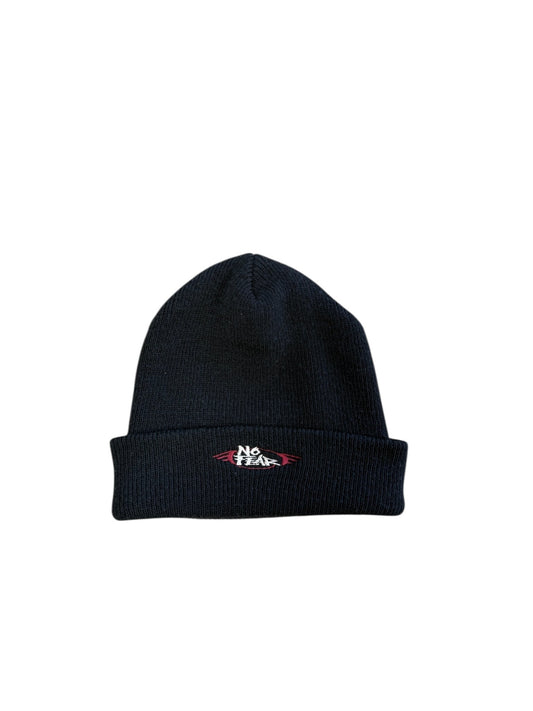 Y2K No Fear Ribbed Beanie OSFA
