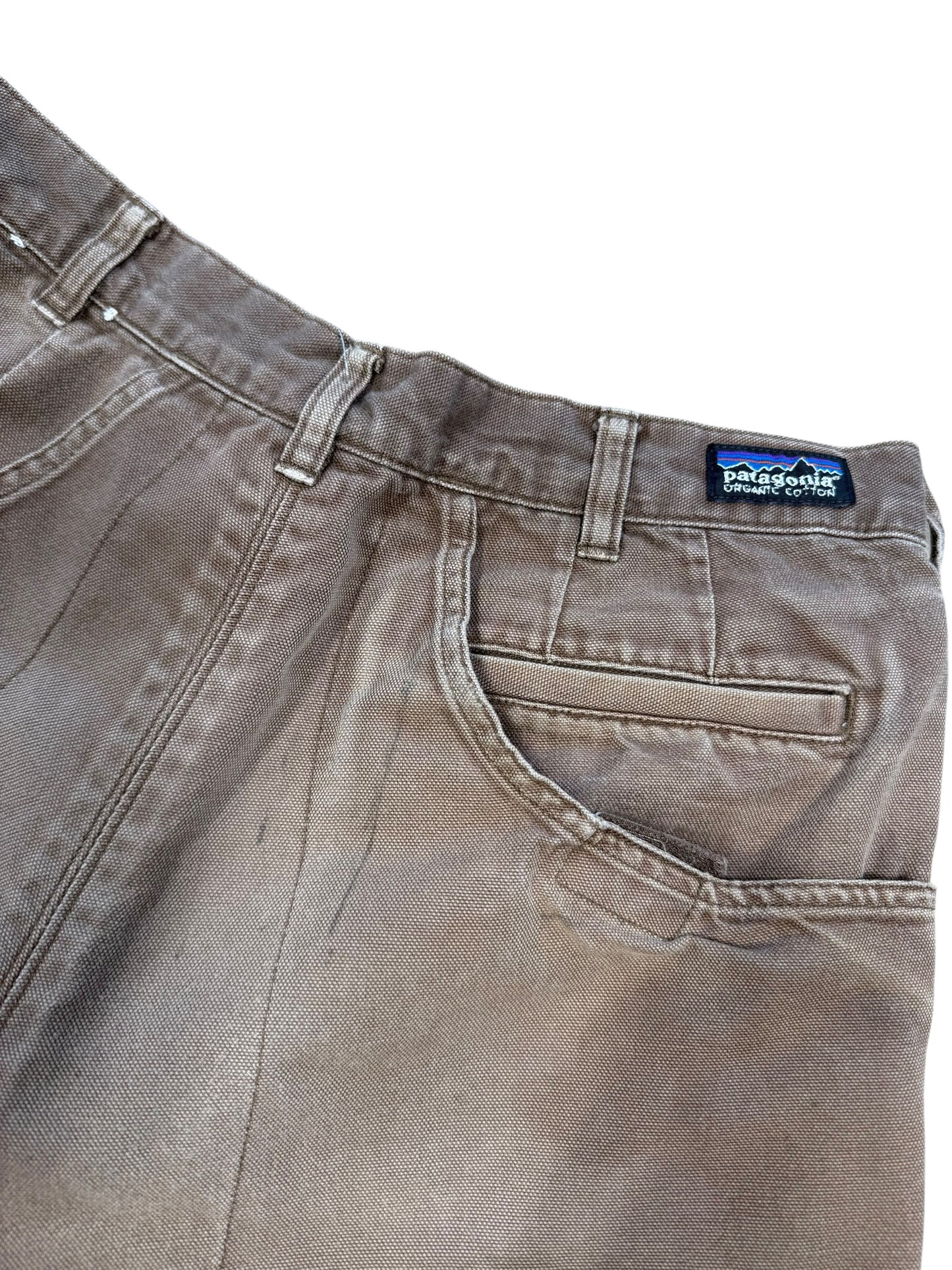 (32W) Vtg Patagonia Brown Cargo Shorts