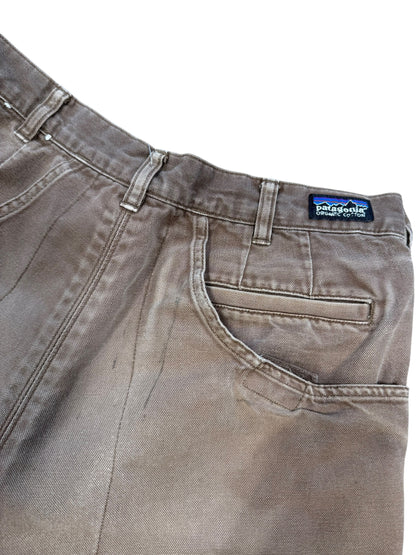 (32W) Vtg Patagonia Brown Cargo Shorts