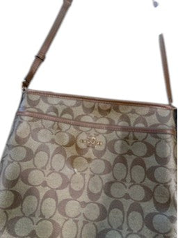 (OSFA) Coach Leather Multi Logo Crossbody Bag