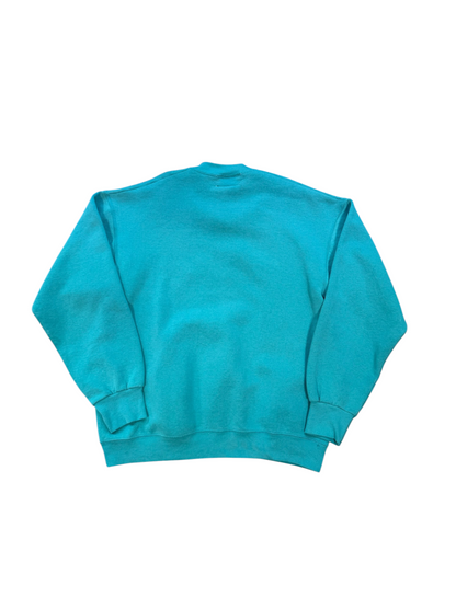 (L) 90’s Nike Teal Bootleg Crewneck