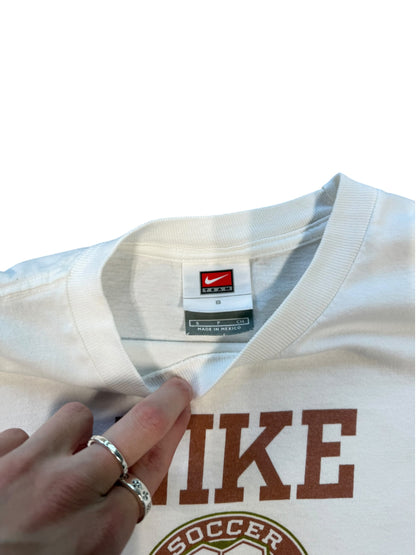 (S) Vintage Nike Soccer White Tee