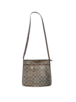 (OSFA) Coach Leather Multi Logo Crossbody Bag