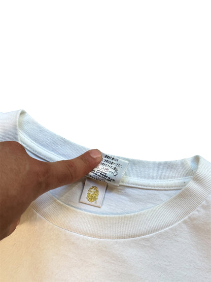 (XL) Bape Big Head Ape Tee White