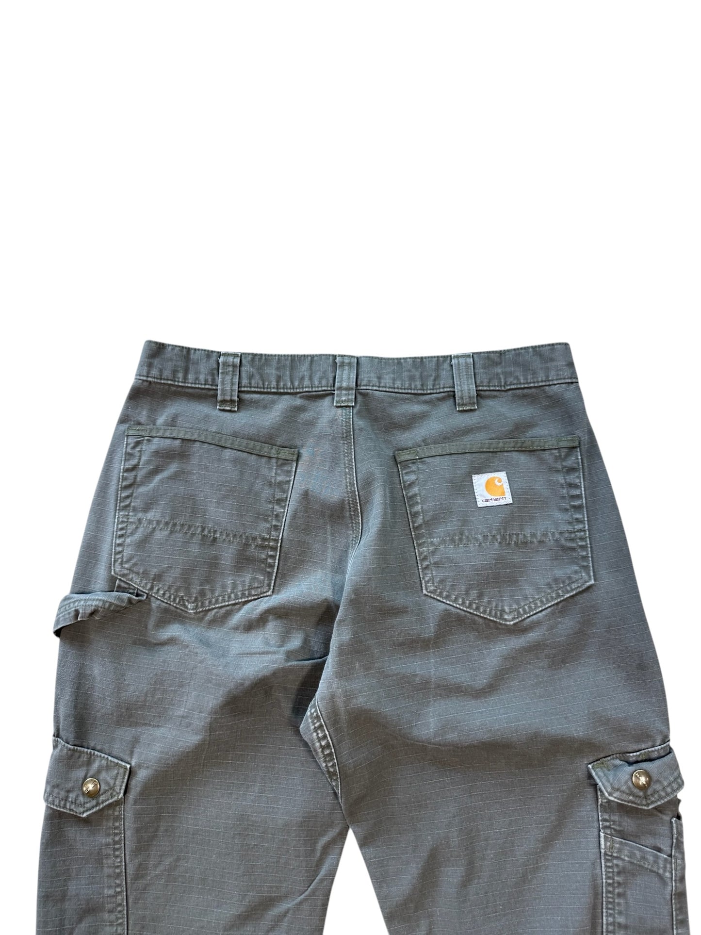 (34W) Carhartt Relaxed Fit Moss Green Cargo Pants