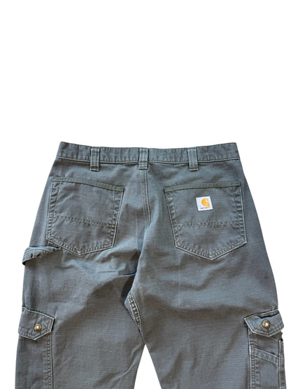 (34W) Carhartt Relaxed Fit Moss Green Cargo Pants
