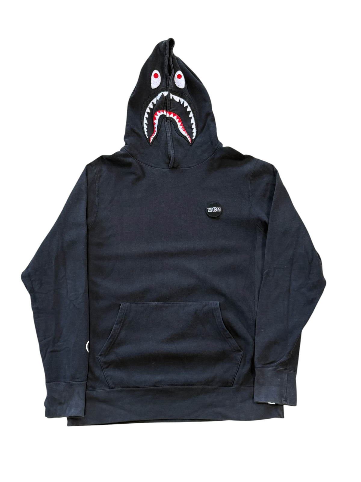 (XL) Bape WGM Shark Hoodie Black