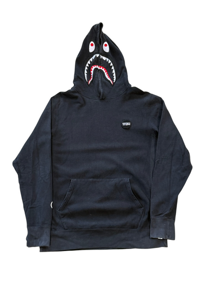 (XL) Bape WGM Shark Hoodie Black