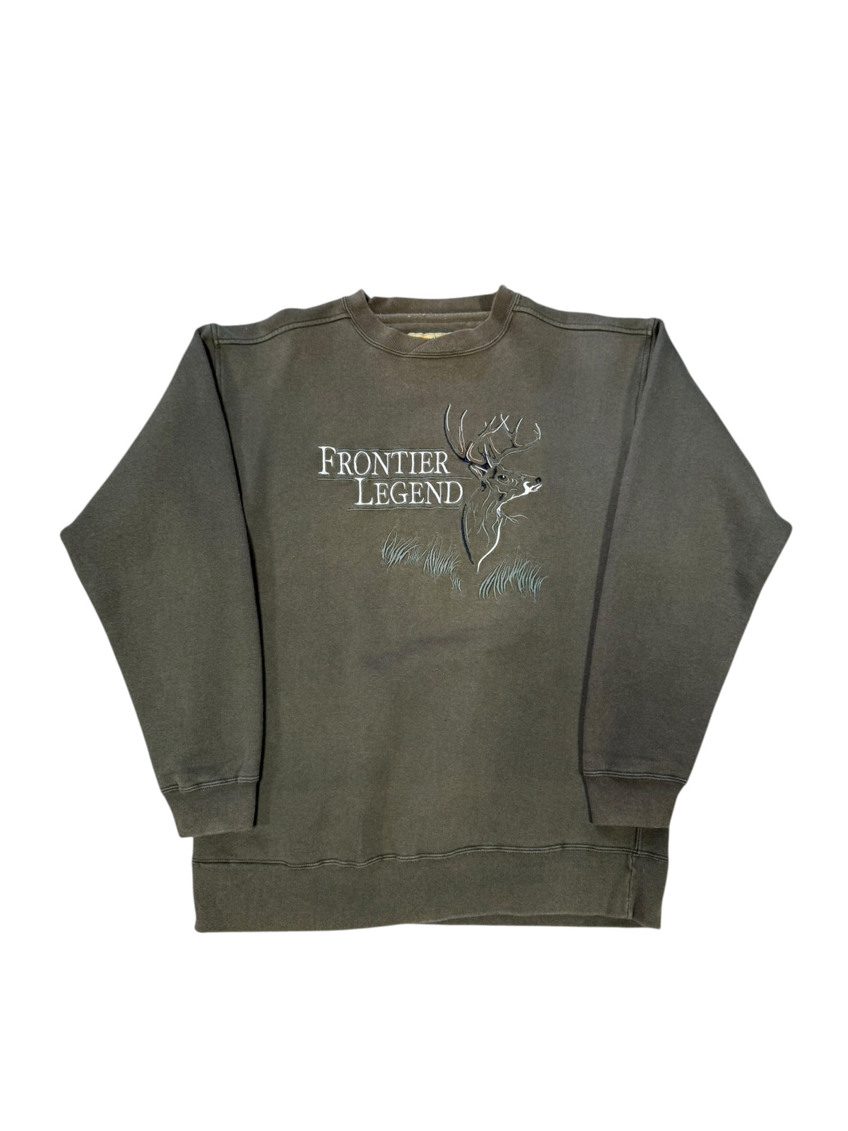 (L) Vintage Frontier Legend Buck Crewneck