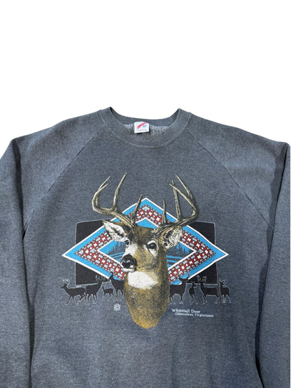 (XL) 90’s Deer Wilderness Crewneck