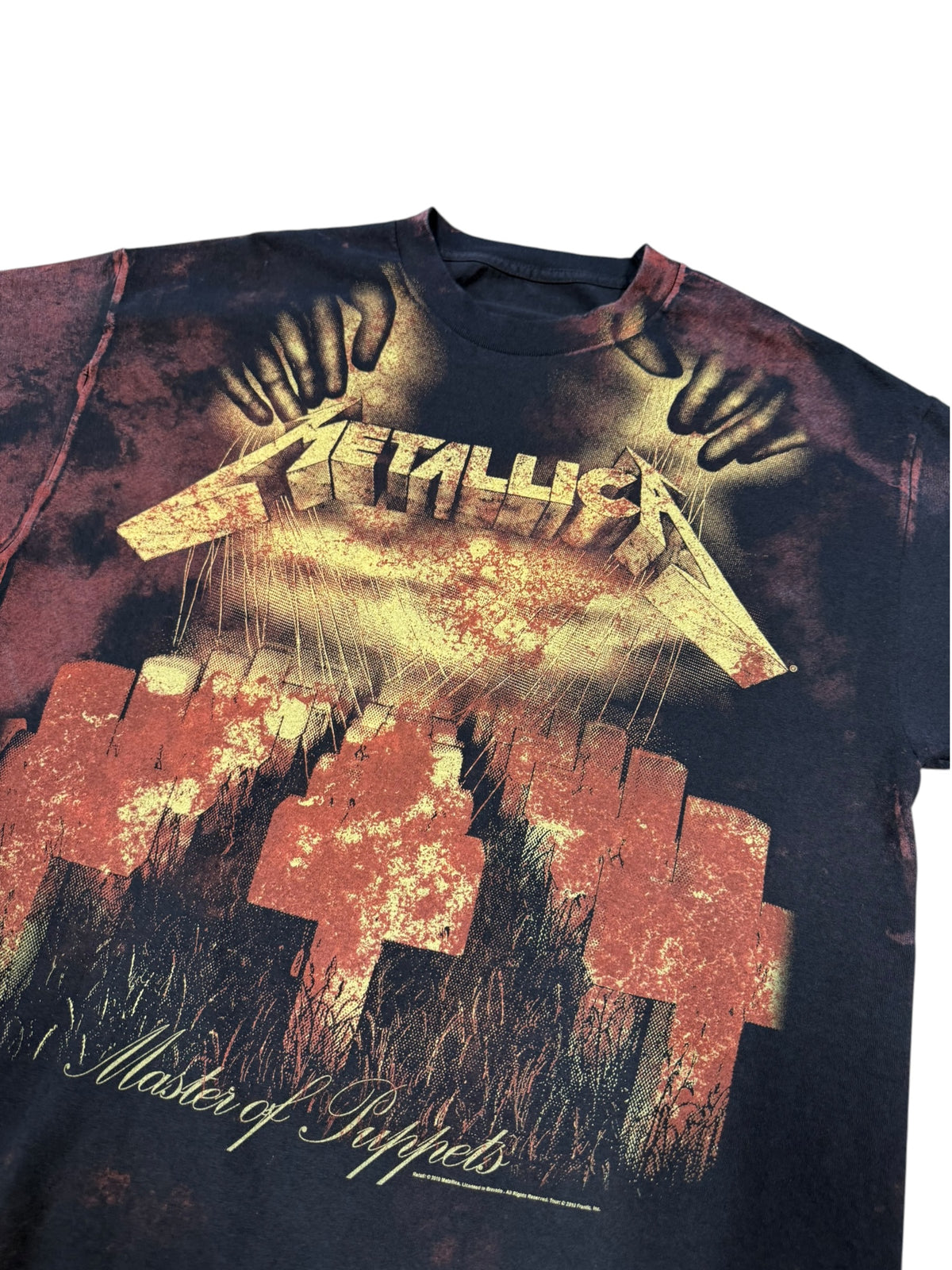 (XL) Vintage Metallica Master Of Puppets All Over Print Shirt
