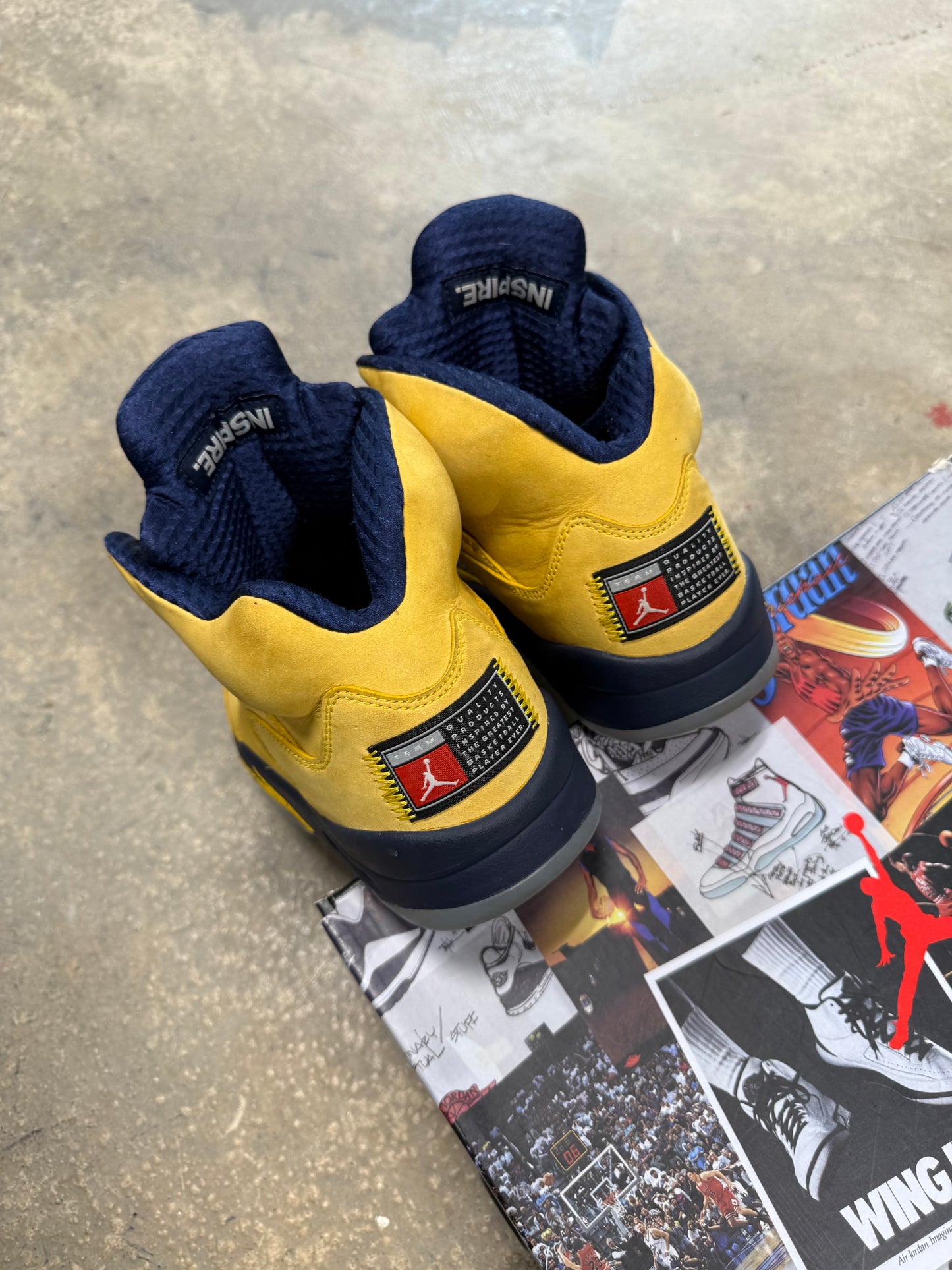 (10M) Jordan 5 Retro Michigan 2019
