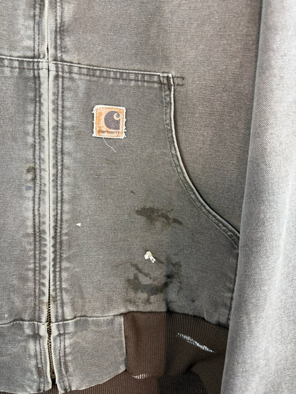 2000s Carhartt Brown Hooded Jacket Sz XXL