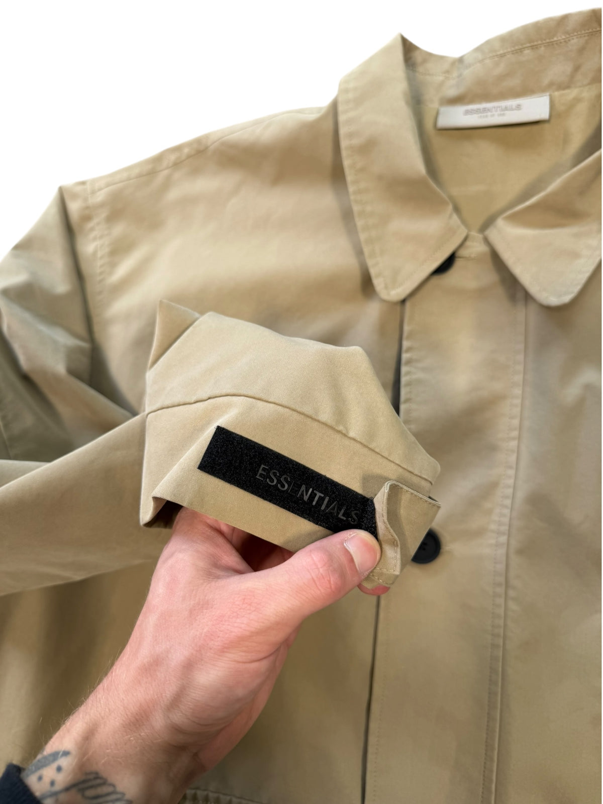 (M) Fear Of God Essentials Button Down Jacket