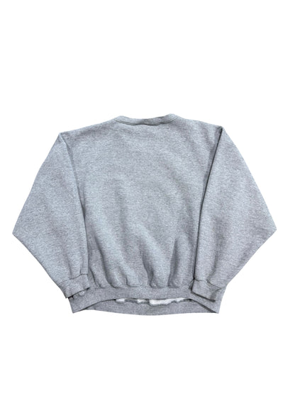 (L) 90’s Nike Grey Swoosh Crewneck