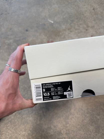 (9M) Used Jordan 4 SB Pine Green