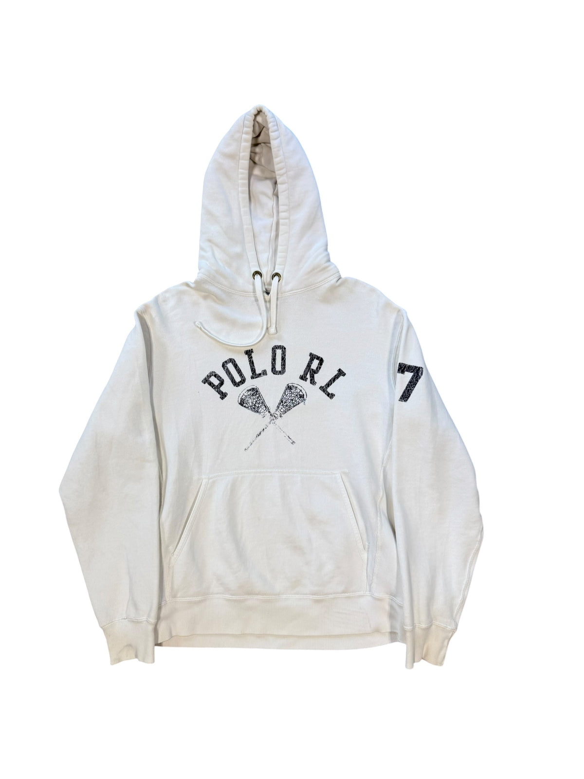 (S) Vintage Polo Ralph Lauren White Hoodie