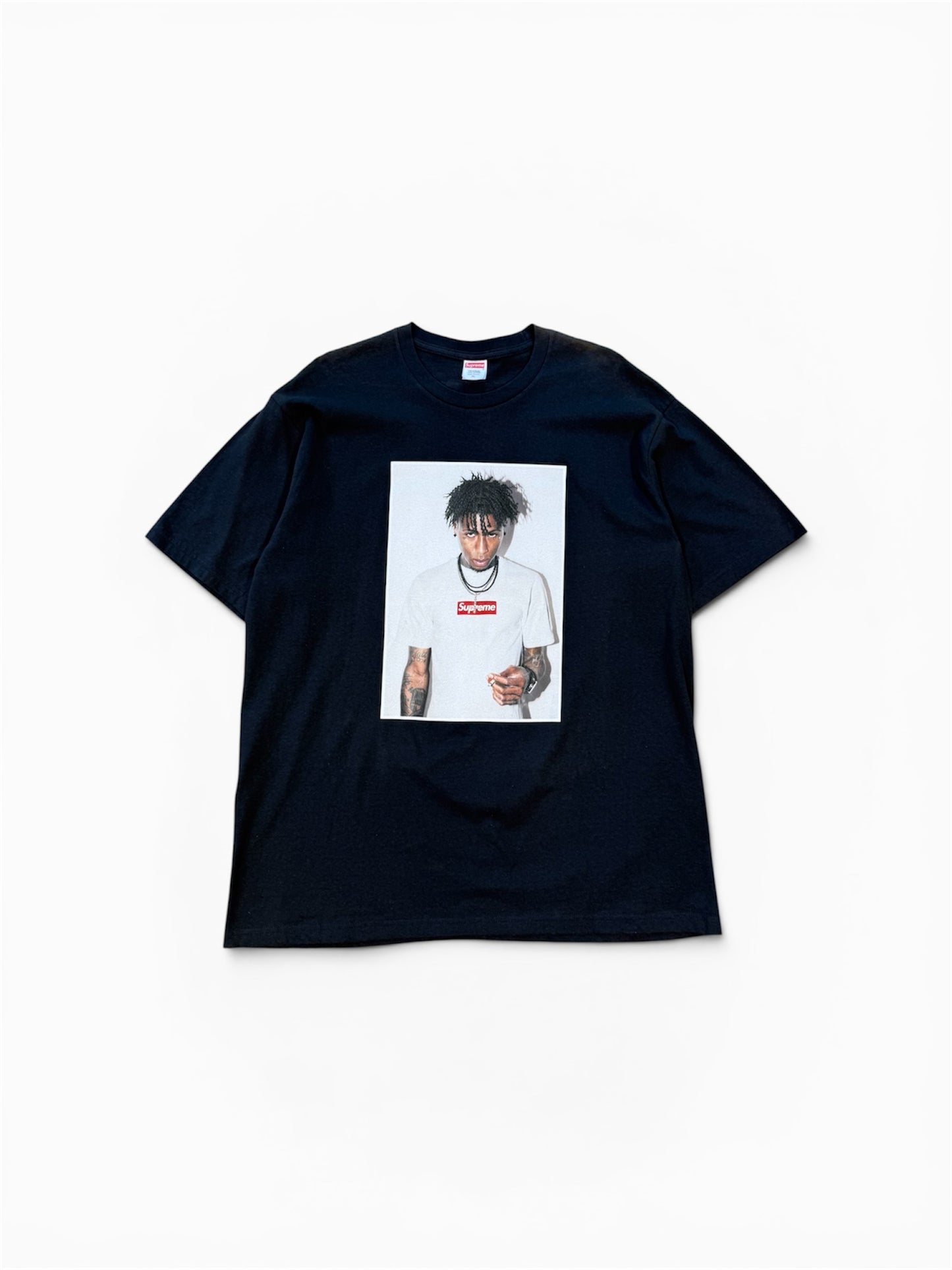 (XL) Supreme X NBA Youngboy Navy Tee