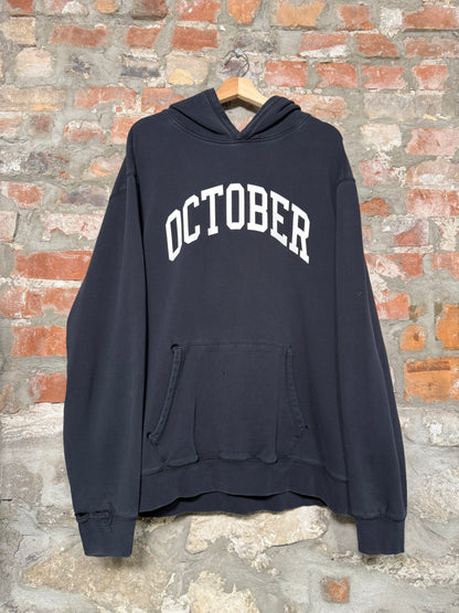 (XXXL) Octobers Very Own Black Spell Out Hoodie